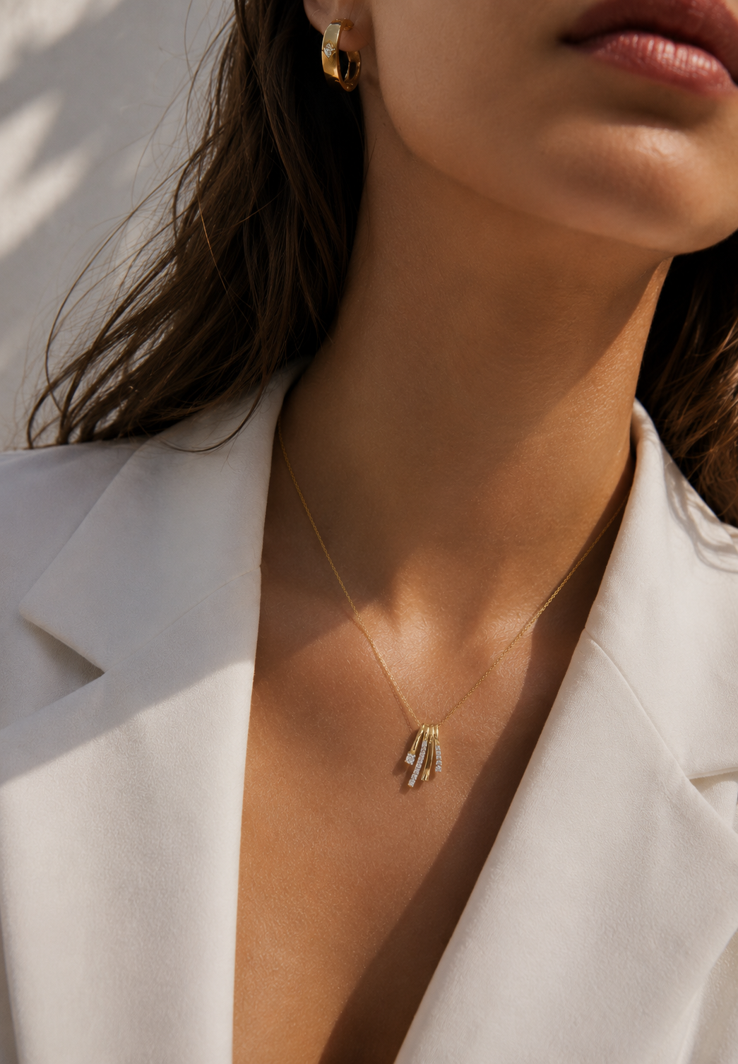 ab diamond pendant