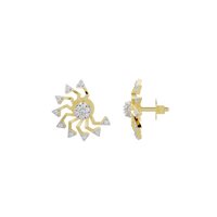 Solar Flare Earring - Lab Diamond Earrings