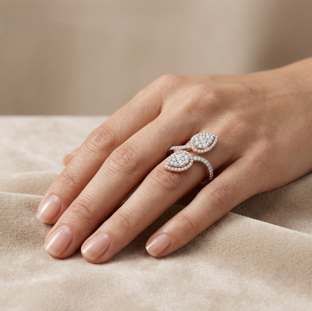 Power duo - Lab Diamond Ring