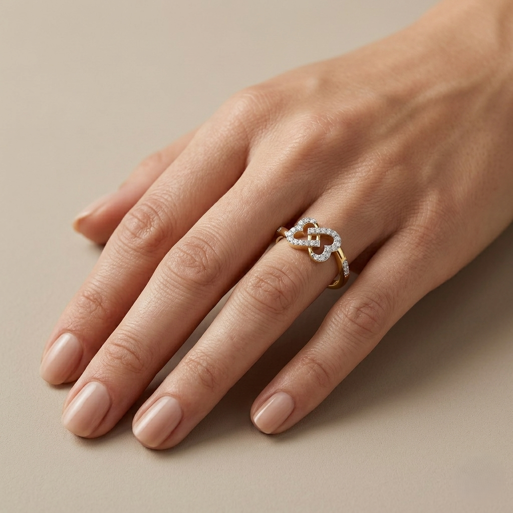 Circuit Knot - Lab Diamond Ring
