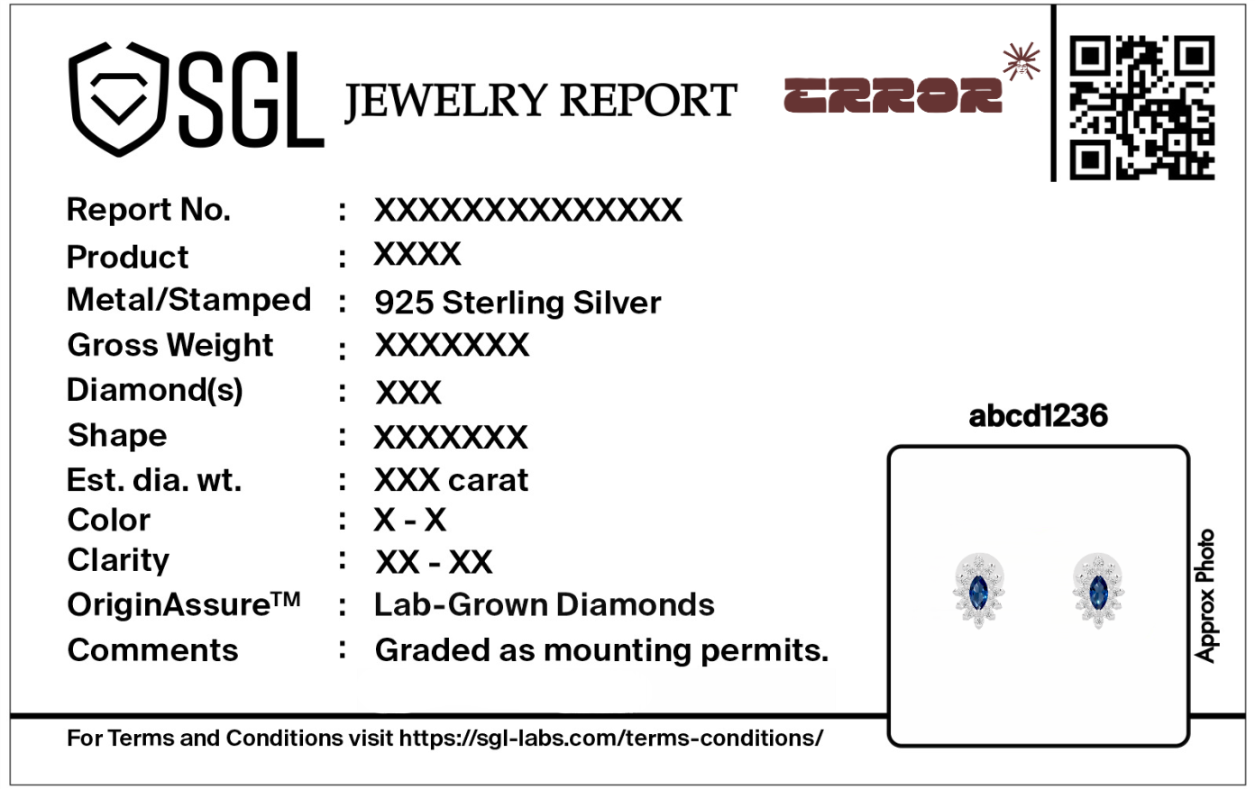 Midnight Serene - Lab Diamond Earrings