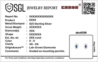 Midnight Serene - Lab Diamond Earrings