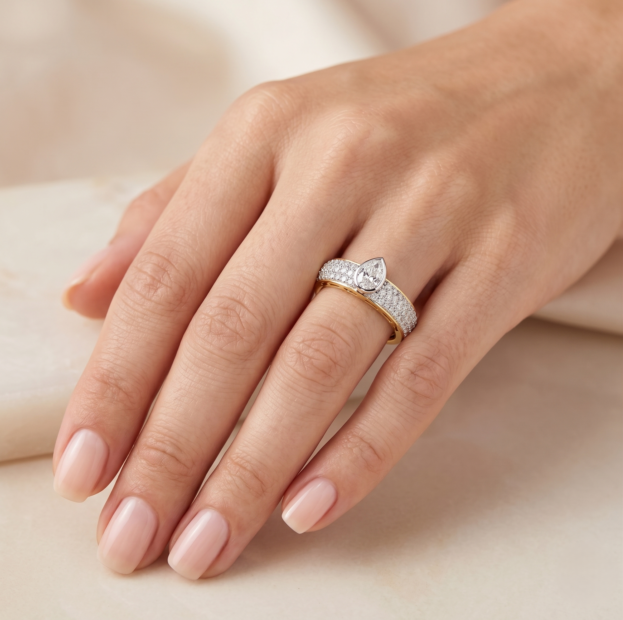AngleMe - Lab Diamond Ring