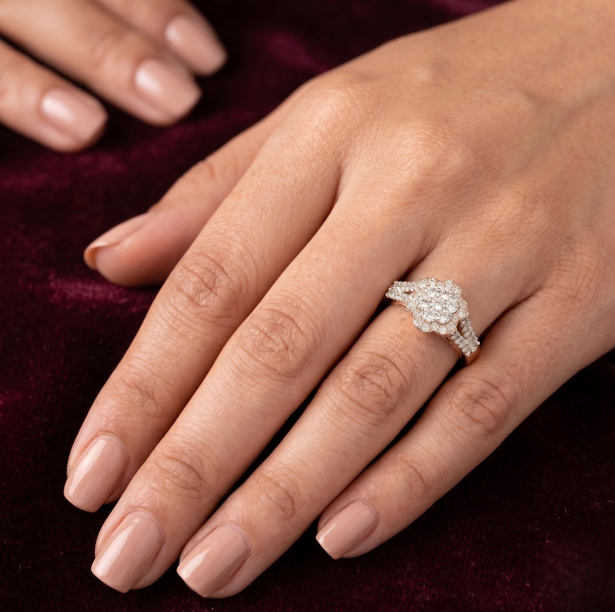 Glow Hour Illusia -Lab Diamond Ring