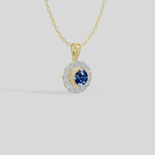 Celeste- Lab Diamond Pendant
