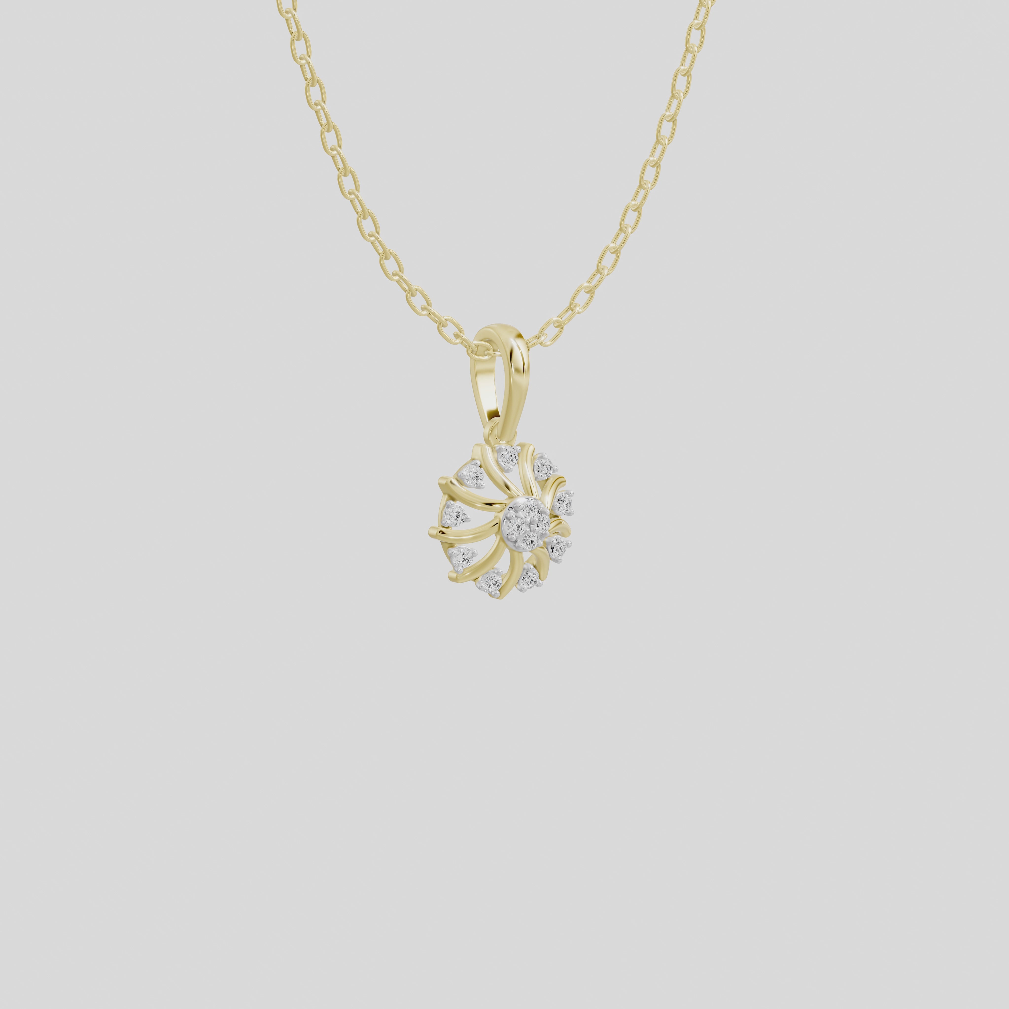 Cora Lab Diamond Pendant