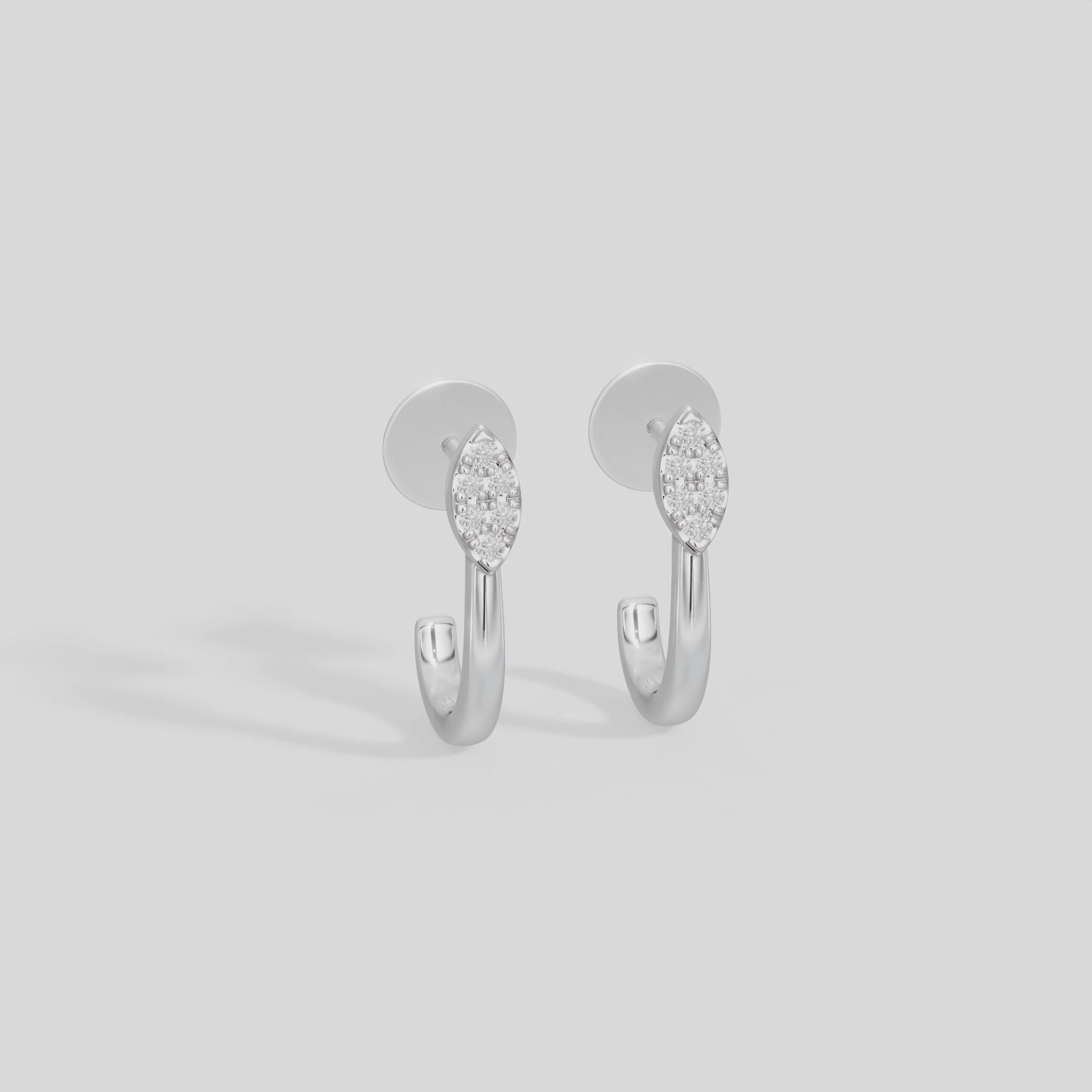 Lattice Marquise Earring