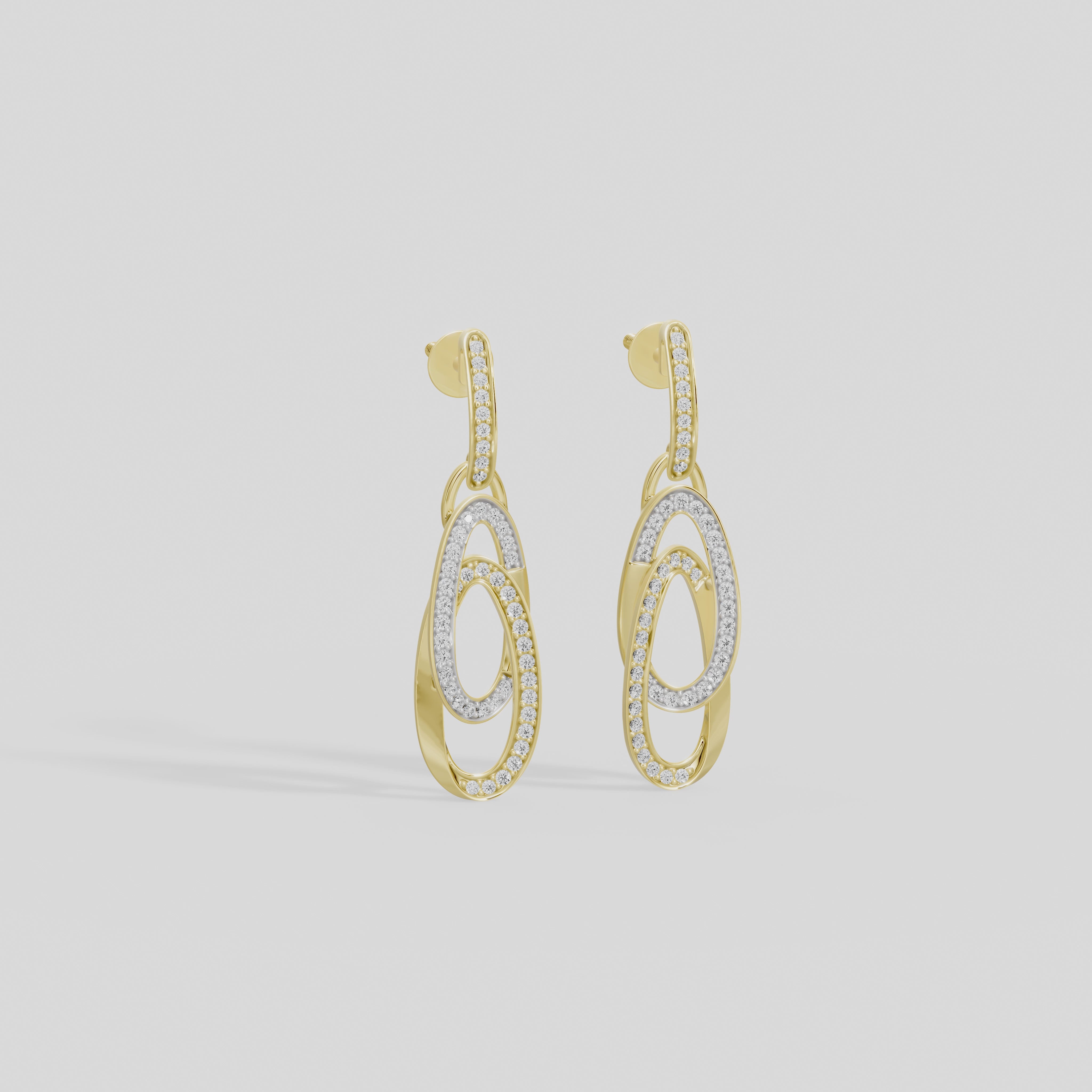 Eclipse - Lab Diamond Earrings