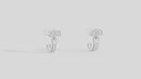 Celeste Silver - Lab Diamond Earrings