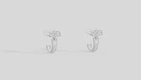 Celeste Silver - Lab Diamond Earrings