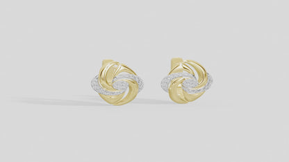 Entwine - Lab Diamond Earrings