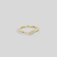Lattice Marquise - Lab Diamond Ring