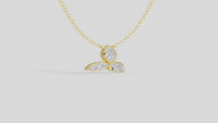 Trillium - Lab Diamond Pendant