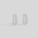 Novi Curved Lab Diamond Earrings