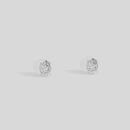Auri Softly Oval Stud Lab Diamond Earrings