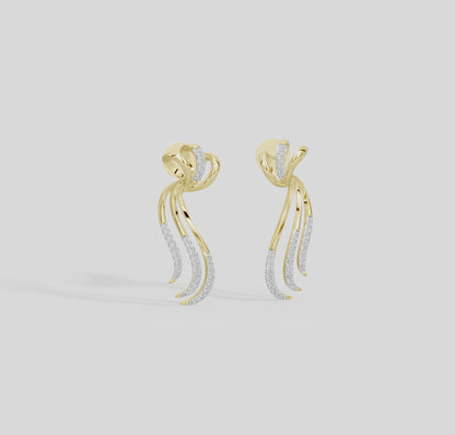 Asha Architectural Lab Diamond Earrings