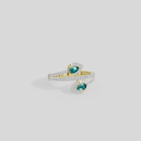 Emerald Driftline - Lab Diamond Ring