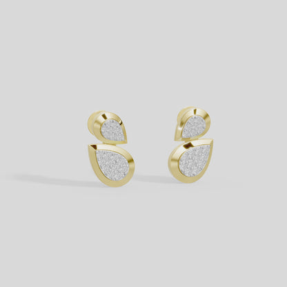 Petal Rhythm - Lab Diamond Earrings