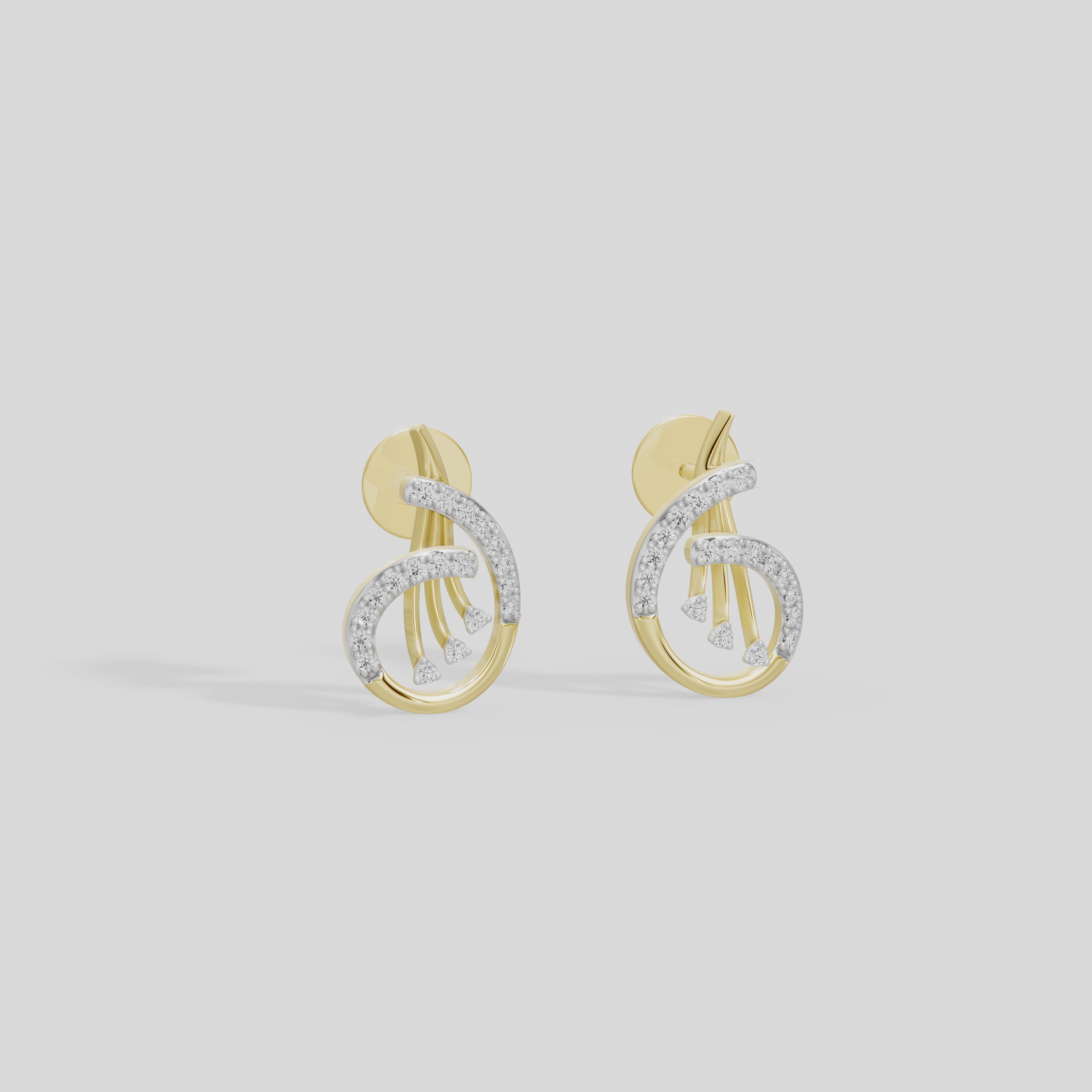 Ember Flow - Lab Diamond Earrings