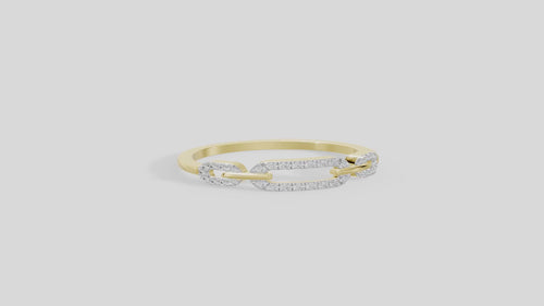 Linkframe Noir - Lab Diamond Ring