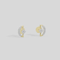 Lunar Edge - Lab Diamond Earrings
