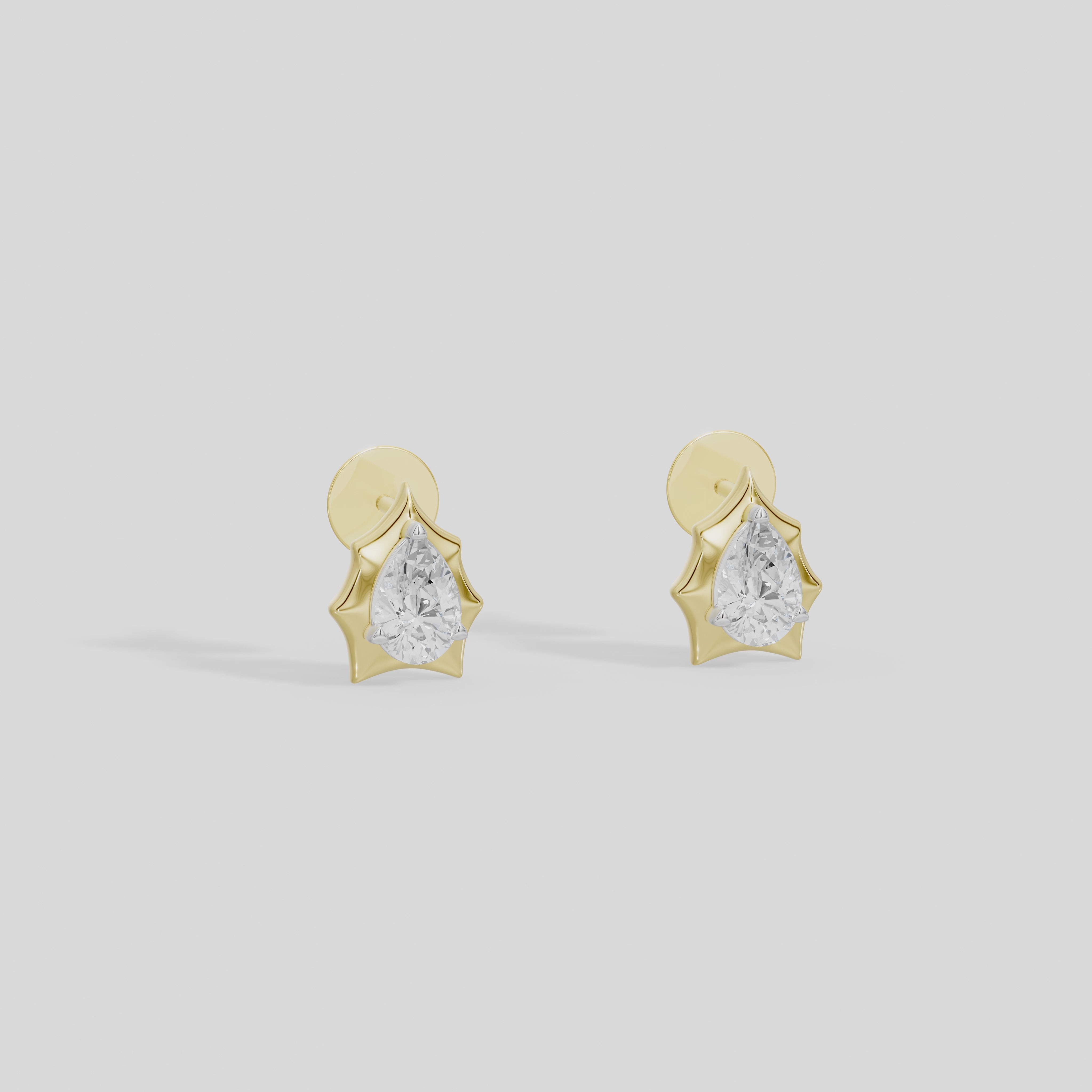 Held In Two - Lab Diamond Earrings