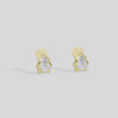 Held In Two - Lab Diamond Earrings