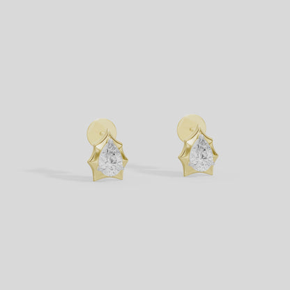 Held In Two - Lab Diamond Earrings