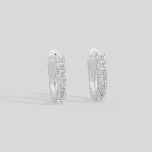 Sorae Hoops Lab Diamond Earrings