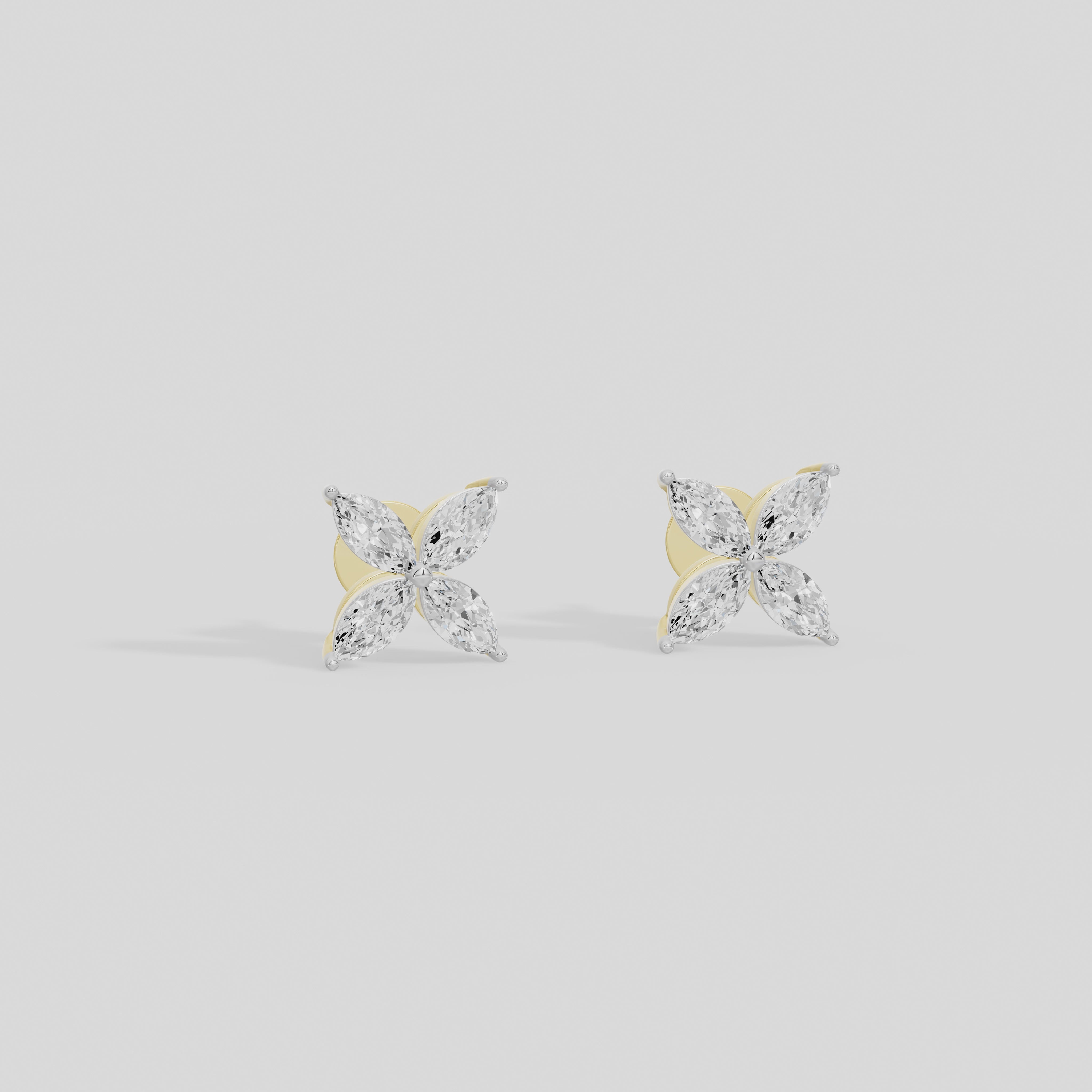 Riva Linear Lab Diamond Earrings