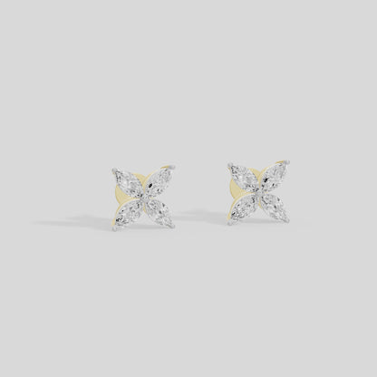 Riva Linear Lab Diamond Earrings