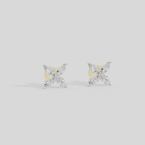 Riva Linear Lab Diamond Earrings