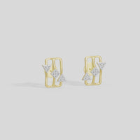 Frame Play - Lab Diamond Earrings