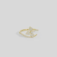 Pixel Bow - Lab Diamond Ring
