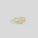 Triple Helix - Lab Diamond Ring