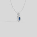 Midnight Serene- Lab Diamond Pendant