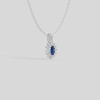 Midnight Serene- Lab Diamond Pendant