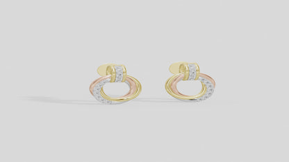 Trio Ronde - Lab Diamond Earrings