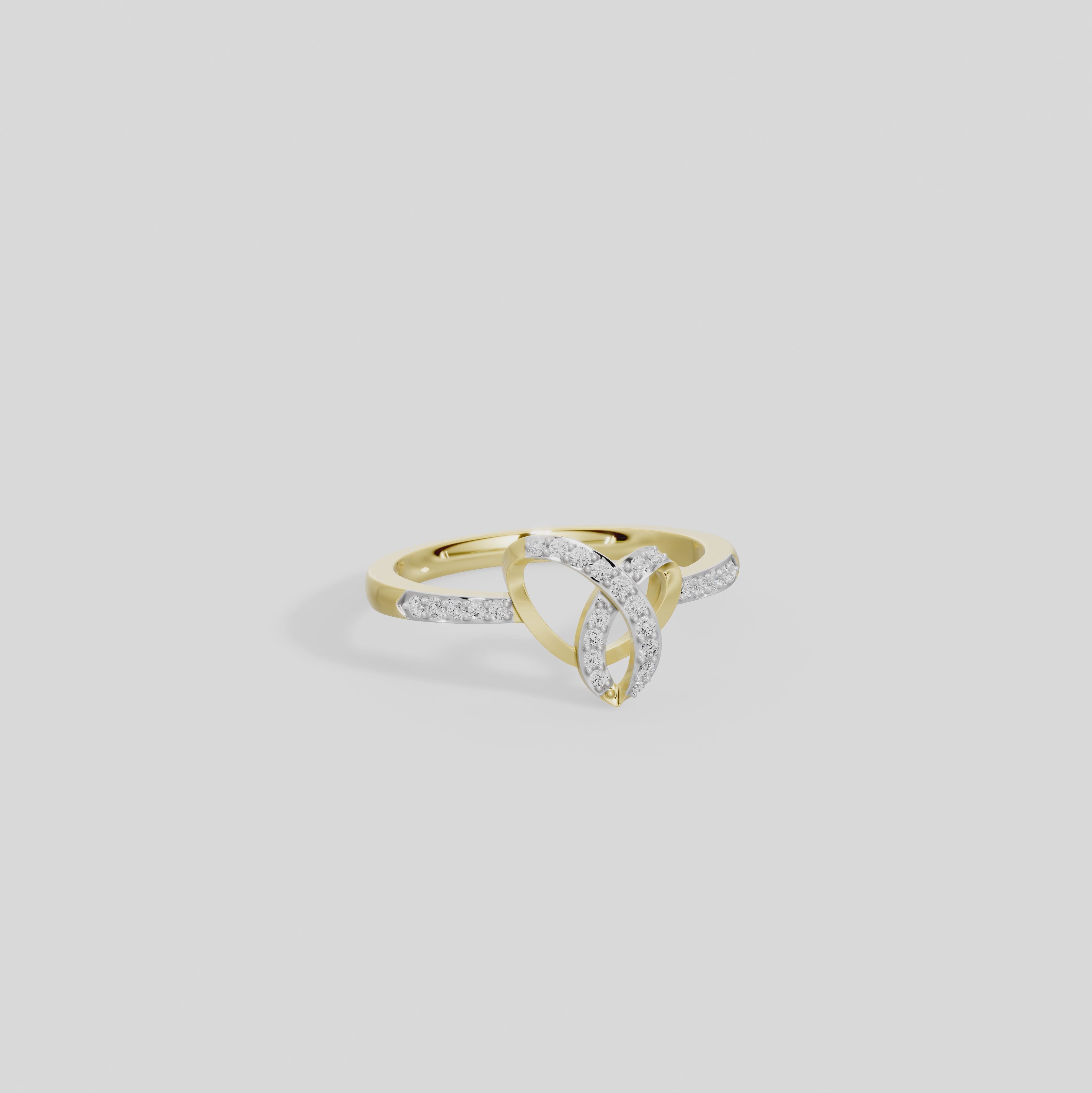 Infinity Break - Lab Diamond Ring