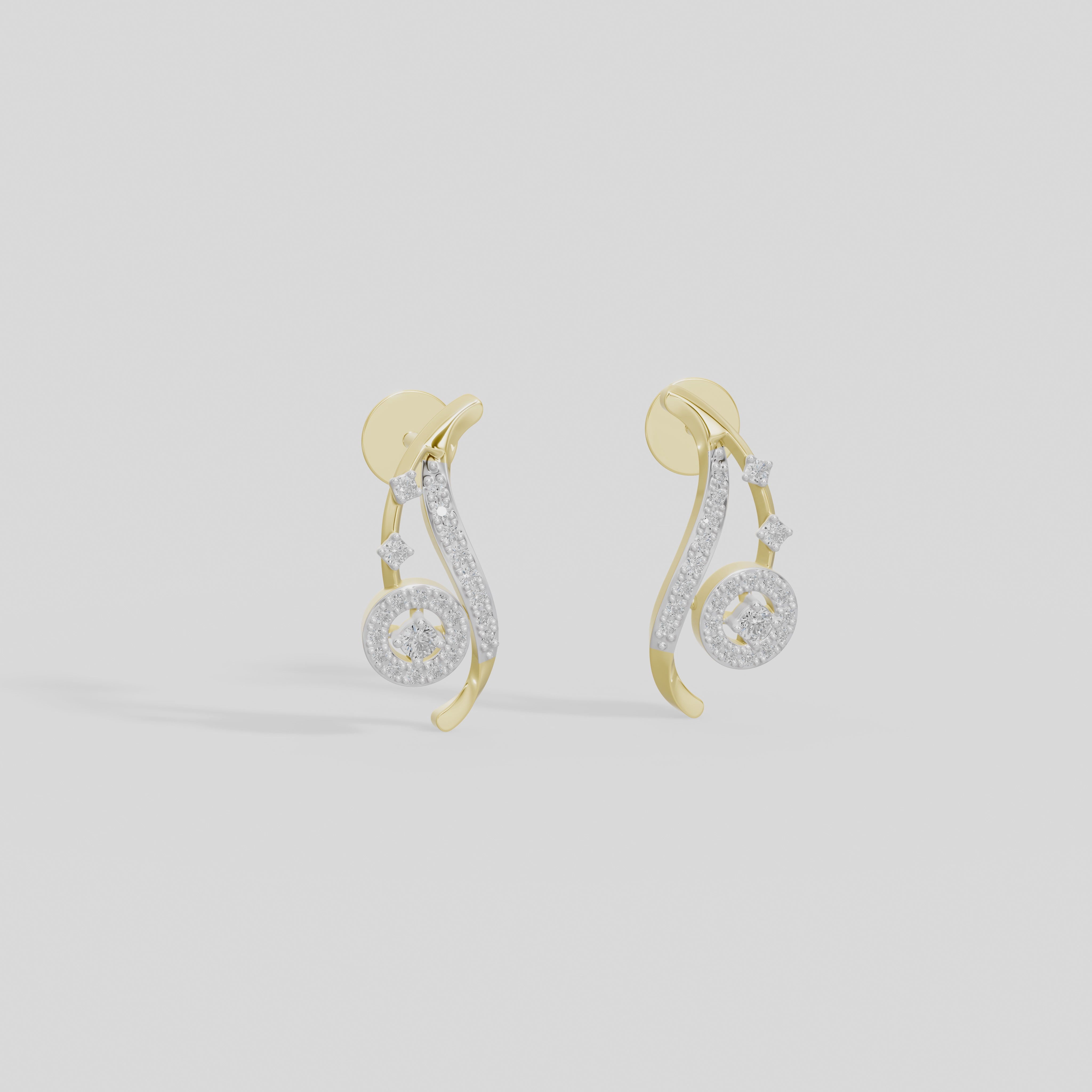 Afterrain Lab Diamond Earrings