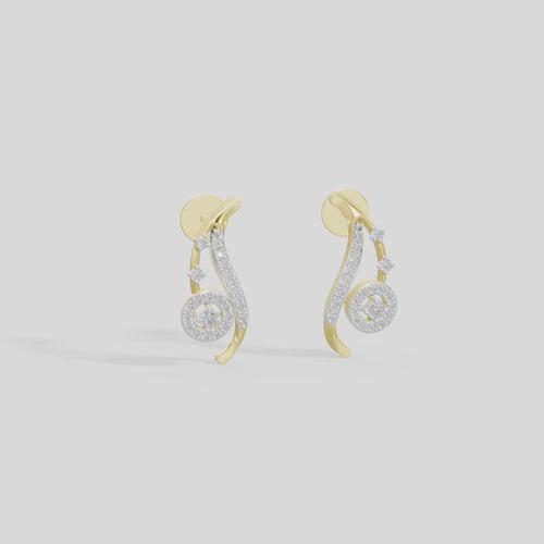 Afterrain Lab Diamond Earrings