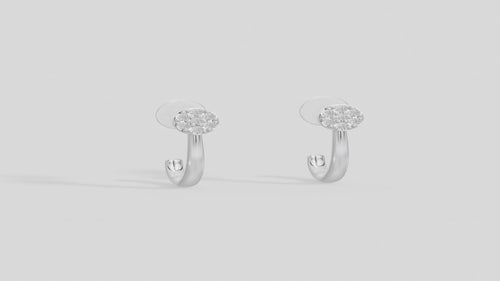 Twinkle Pavé - Lab Diamond Earrings