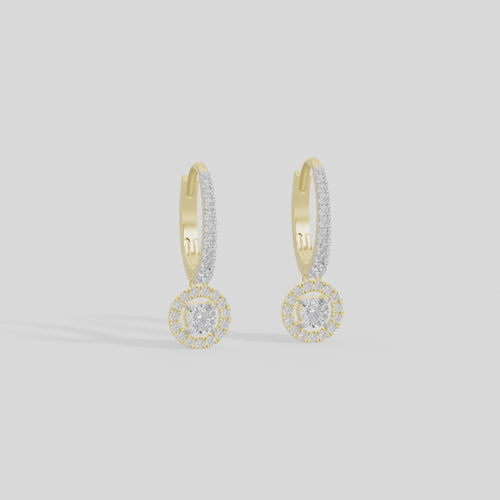 Siena dangle Ring Lab Diamond Earrings
