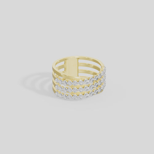 Stackburst - Lab Diamond Ring