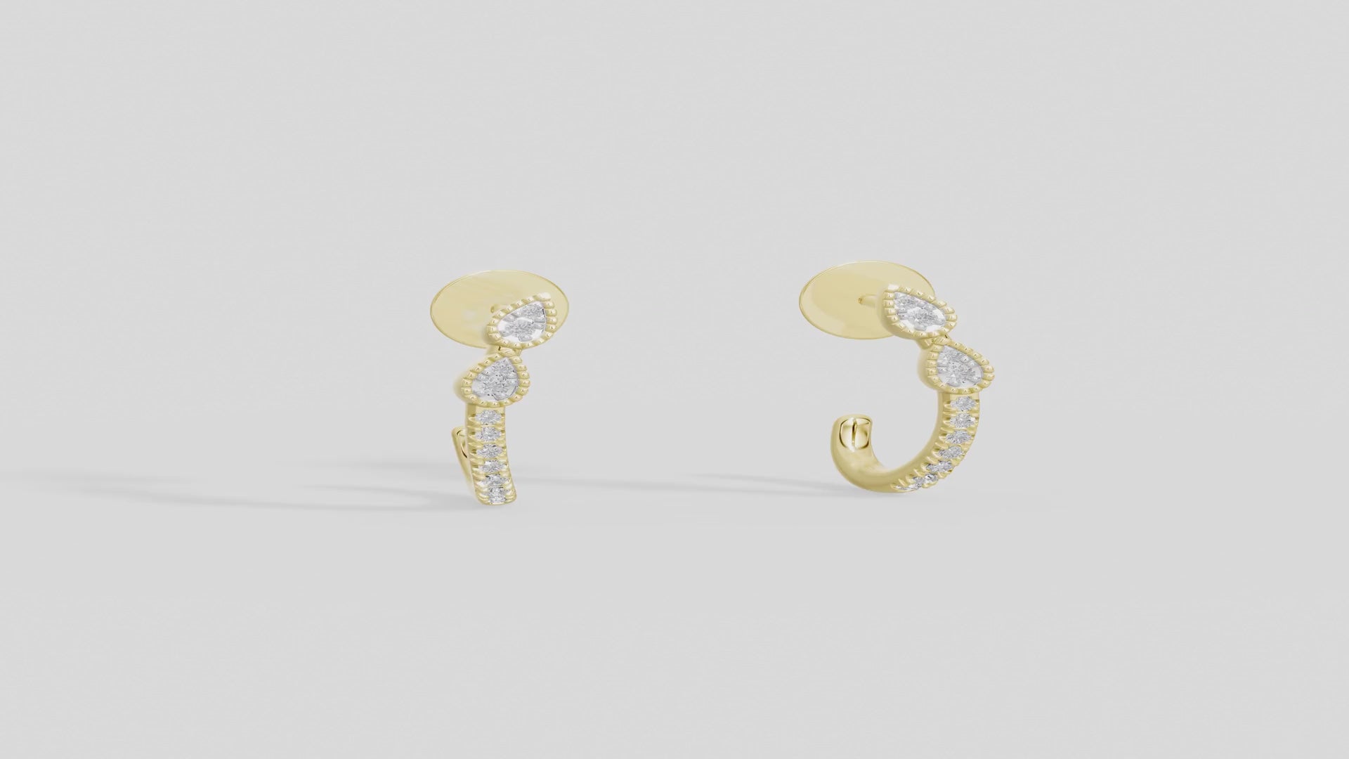 Sway - Lab Diamond Earrings