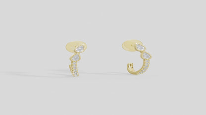 Sway - Lab Diamond Earrings