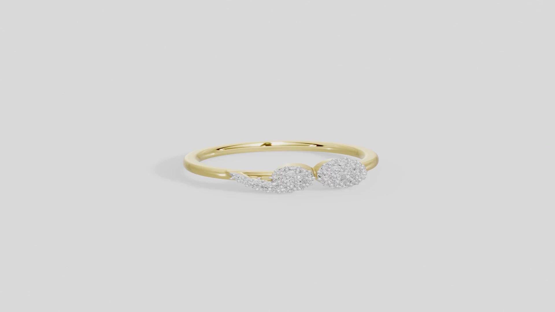 Dual Orbit -Lab Diamond Ring