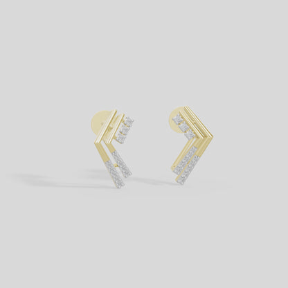 Maven Softly Rounded Lab Diamond Earrings