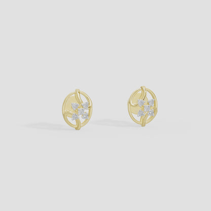 Lara Lab Diamond Earrings