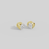 Amour Gold Studs